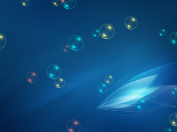 animated wallpaper for desktop. Colored bubbles will fly across your desktop in this animated wallpaper.